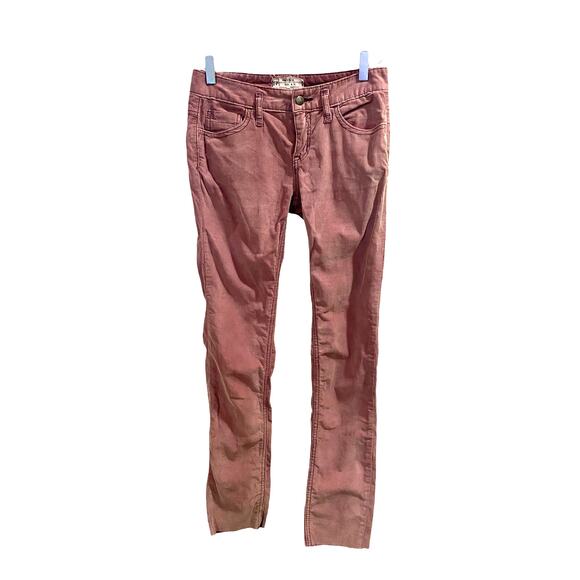Free People Corduroy Straight Leg Pants Size 26 - Picture 1 of 11